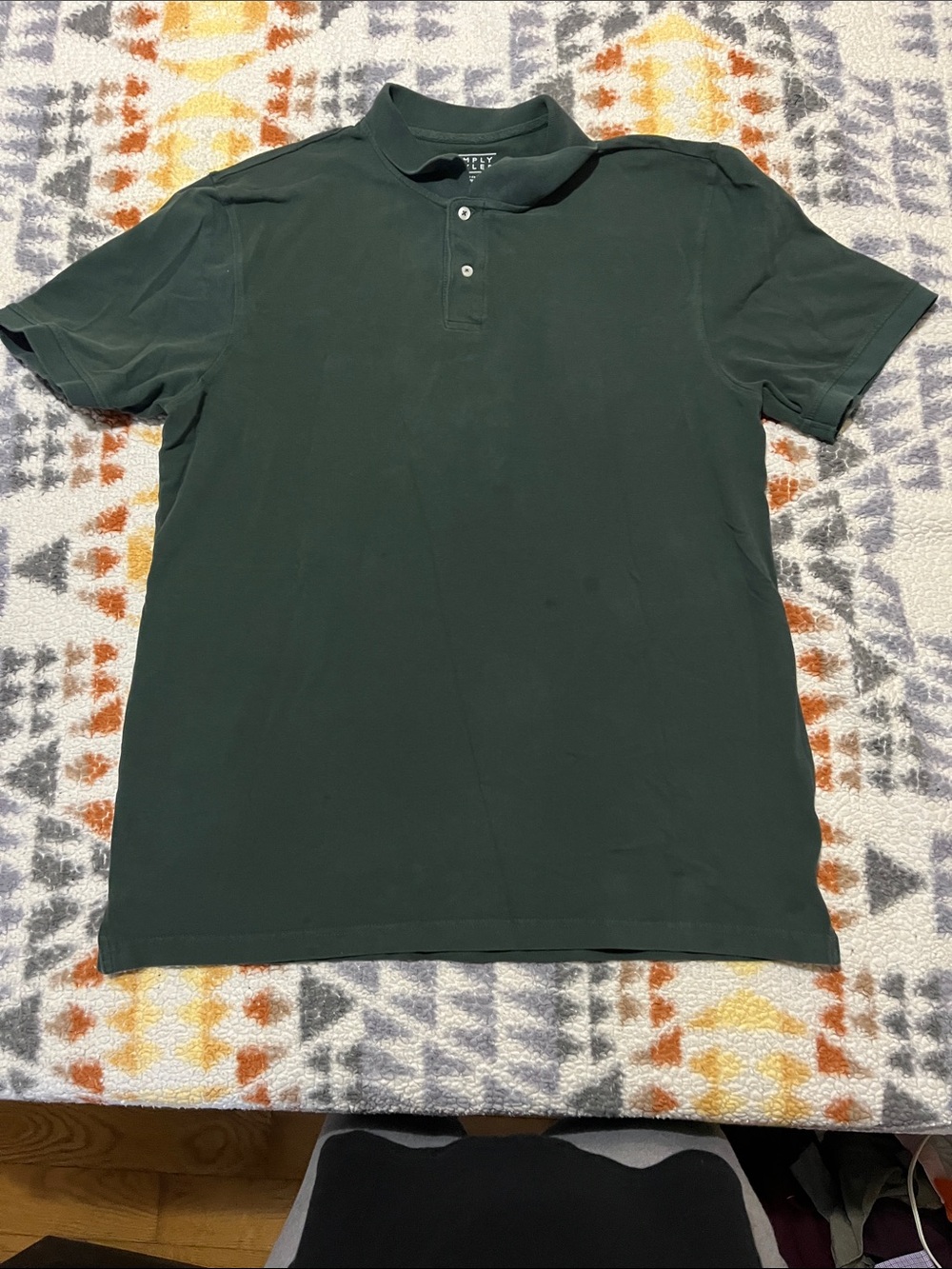 Simply Styled Dark Green Men's Polo Shirt